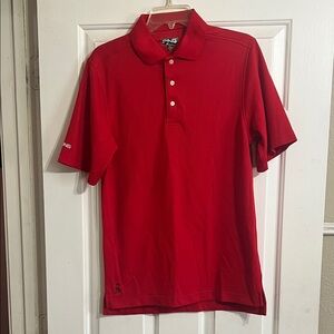 Ping Vibrant Red Polo Golf Shirt